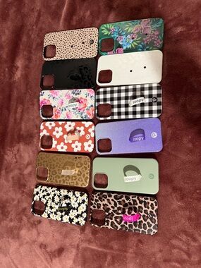 Loopy iPhone 12 Max Pro Patterned Phone Case Bundle - Assorted Colors